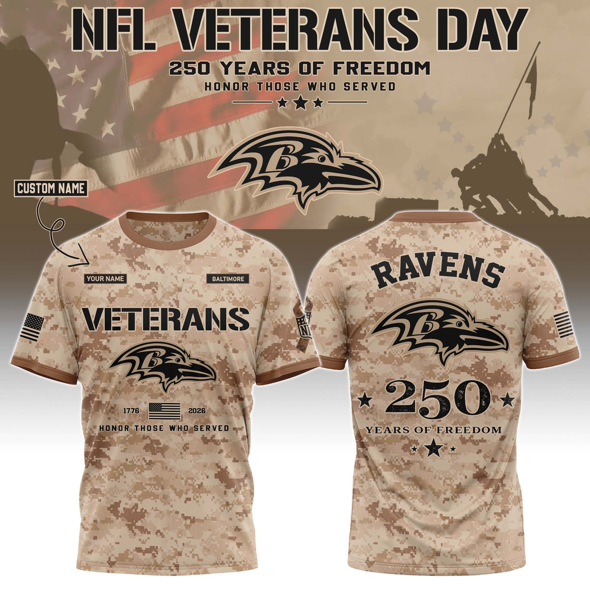 .BAL Special Veterans Day 2026 Limited Edition T.shirt