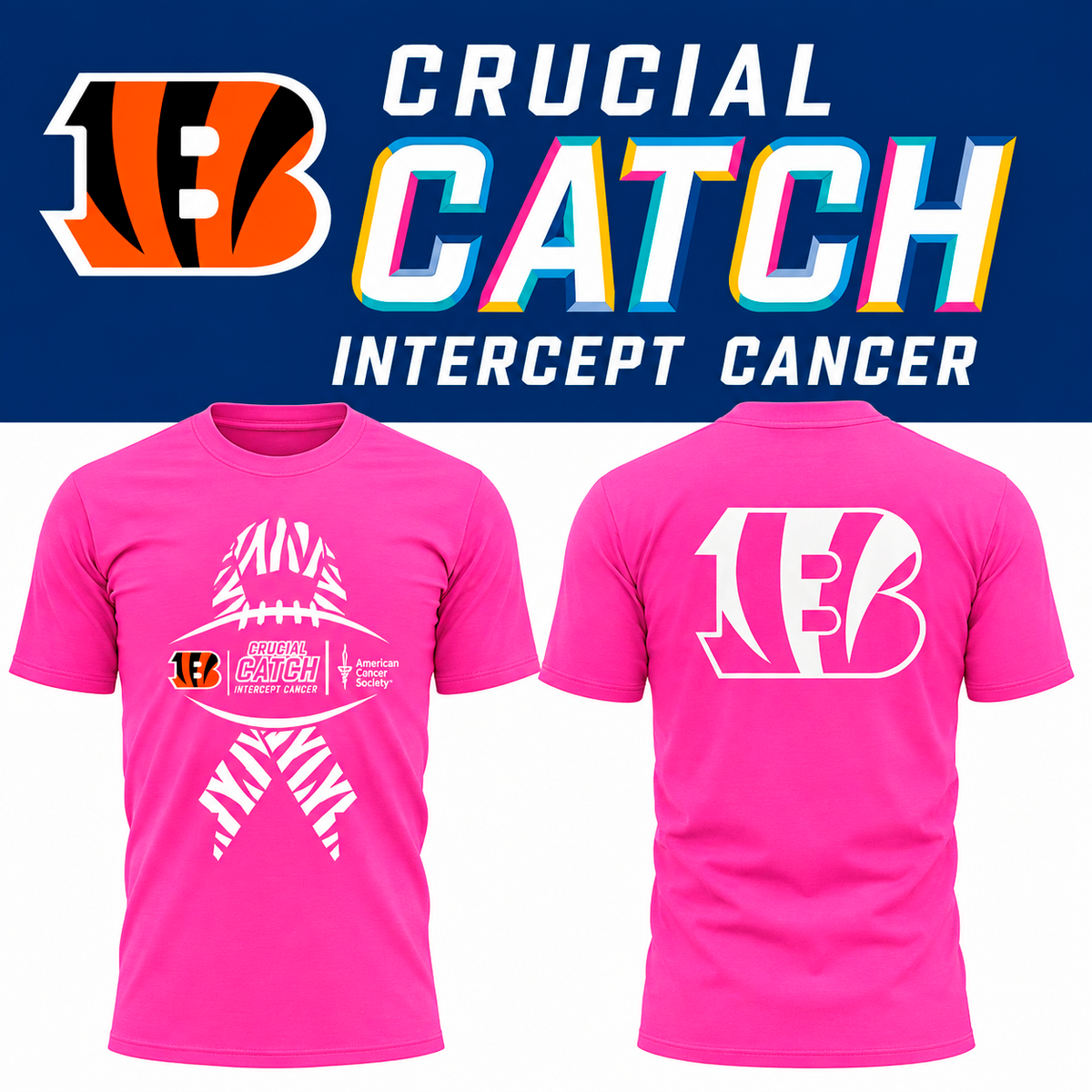 Cincinnati Bengals 2026 Crucial Catch Tshirt