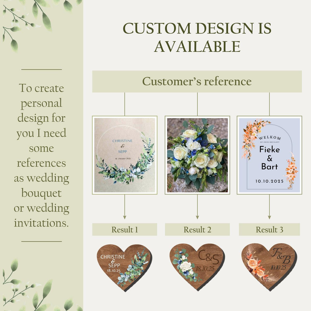 Wedding custom wood tag, guest boutonnieres, custom initial pins, wooden boutonnieres, heart shaped wedding brooches, custom pins bulk