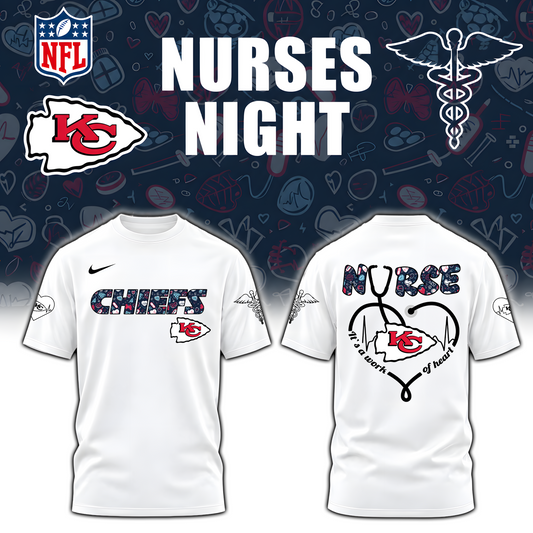 Kansas City Football Nurse Appreciation Tshirt
