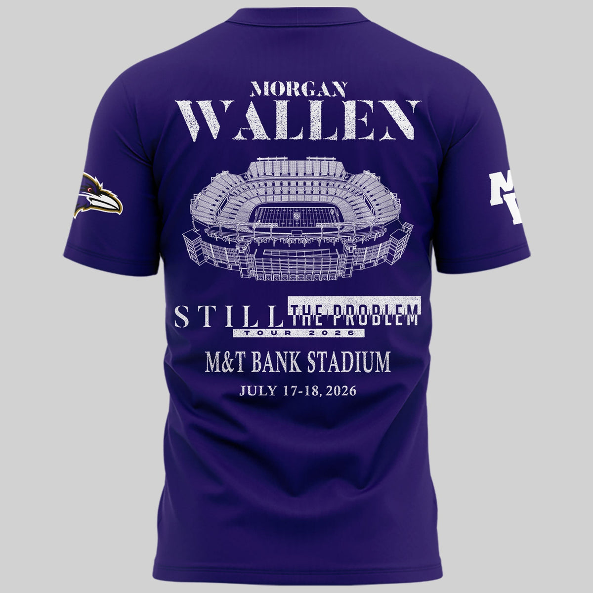 1.Special New Edition Baltimore Ravens x MW  Tshirt 2026
