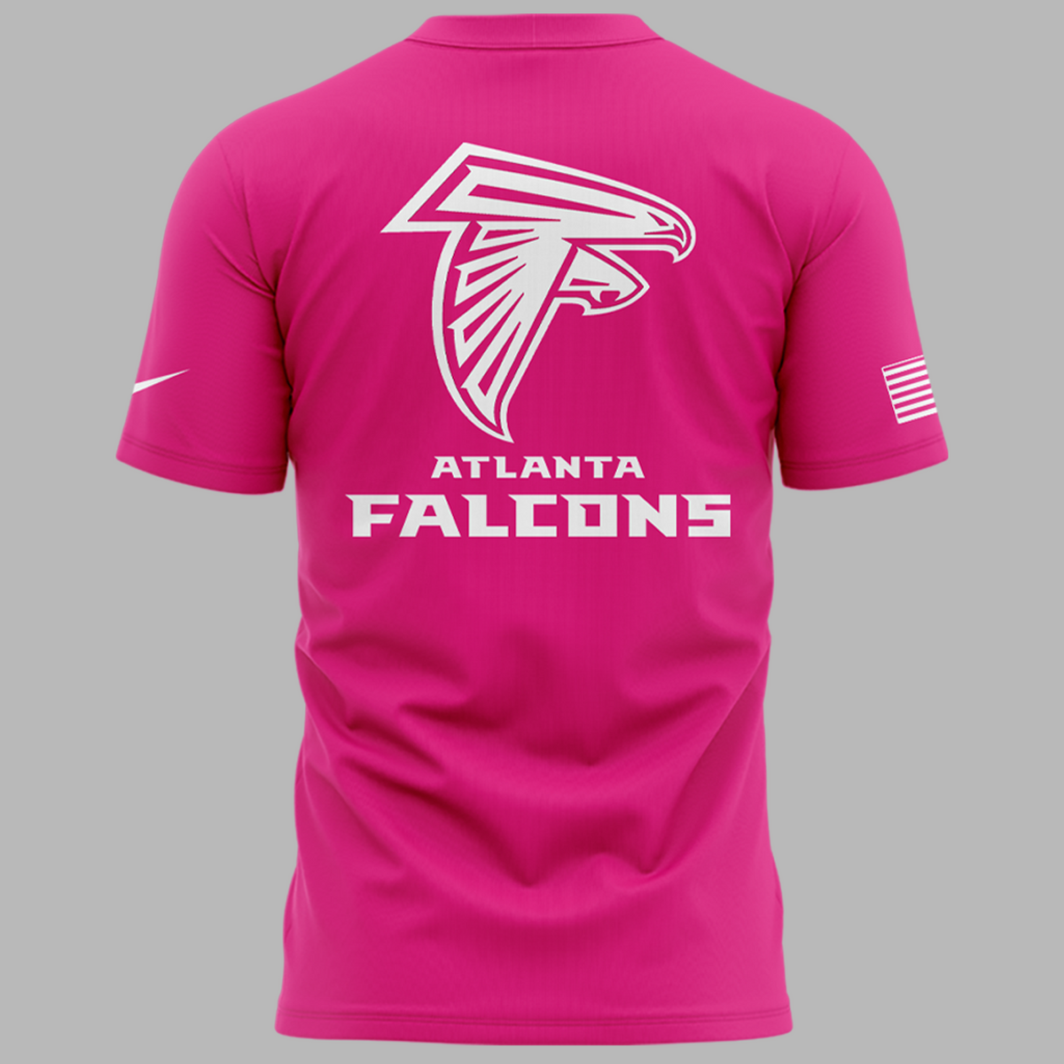 Atlanta Falcons Breast Cancer Awareness Pink Tshirt 2025