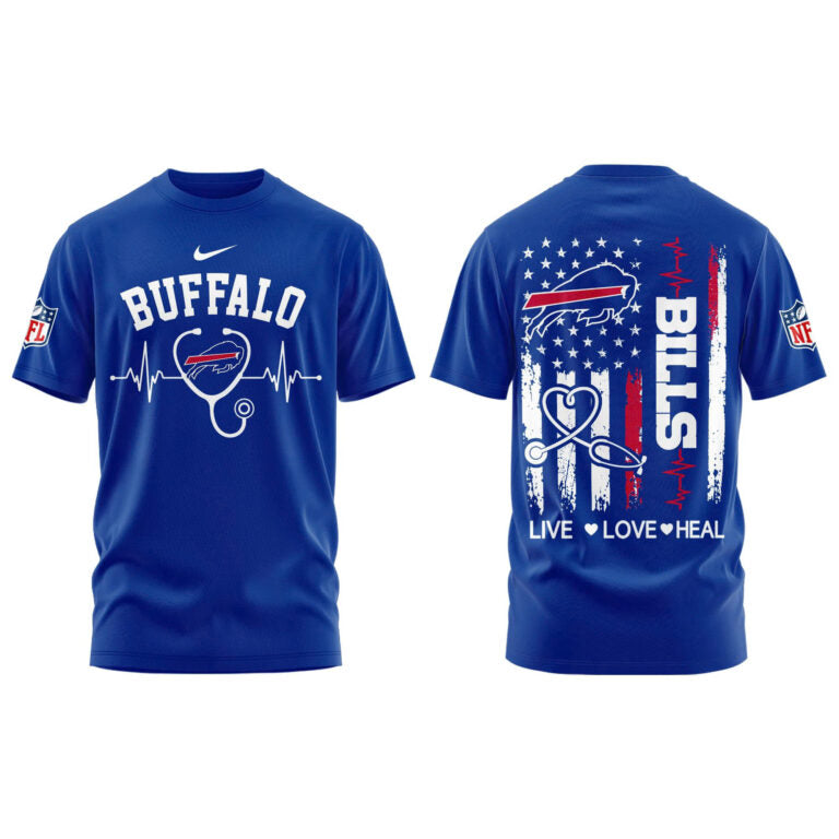 Buffalo Football Nurse Appreciation Tshirt