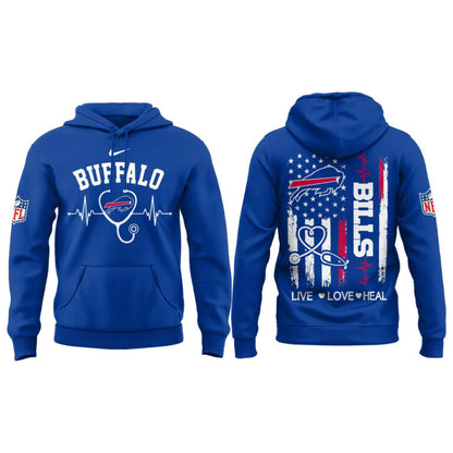 Buffalo Football Nurse Appreciation Hoodie