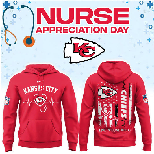 Kansas City Football Nurse Appreciation Hoodie