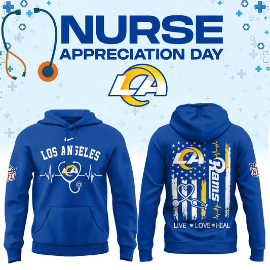Los Angeles R Football Nurse Appreciation Hoodie
