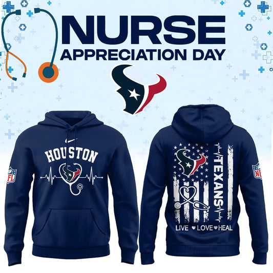 Houston Football Nurse Appreciation Hoodie