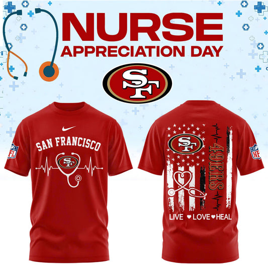 San Francisco Football Nurse Appreciation Tshirt