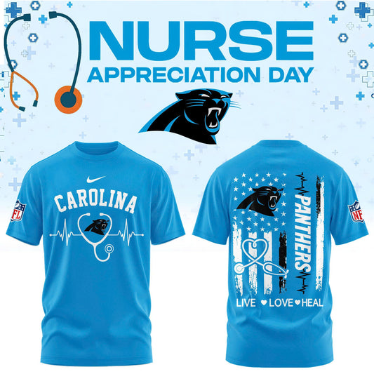 Carolina Football Nurse Appreciation Tshirt