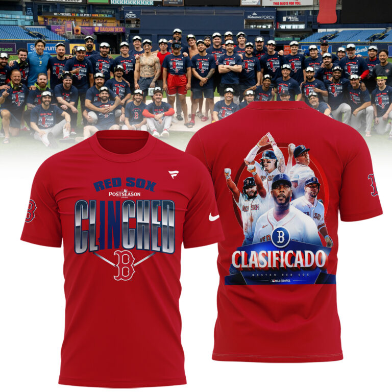 Limited Edition Red Sox Clinched Postseason 2026 Shirt