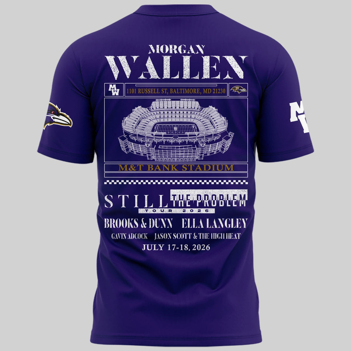 Exclusive Version Baltimore Ravens x MW Tshirt 2026