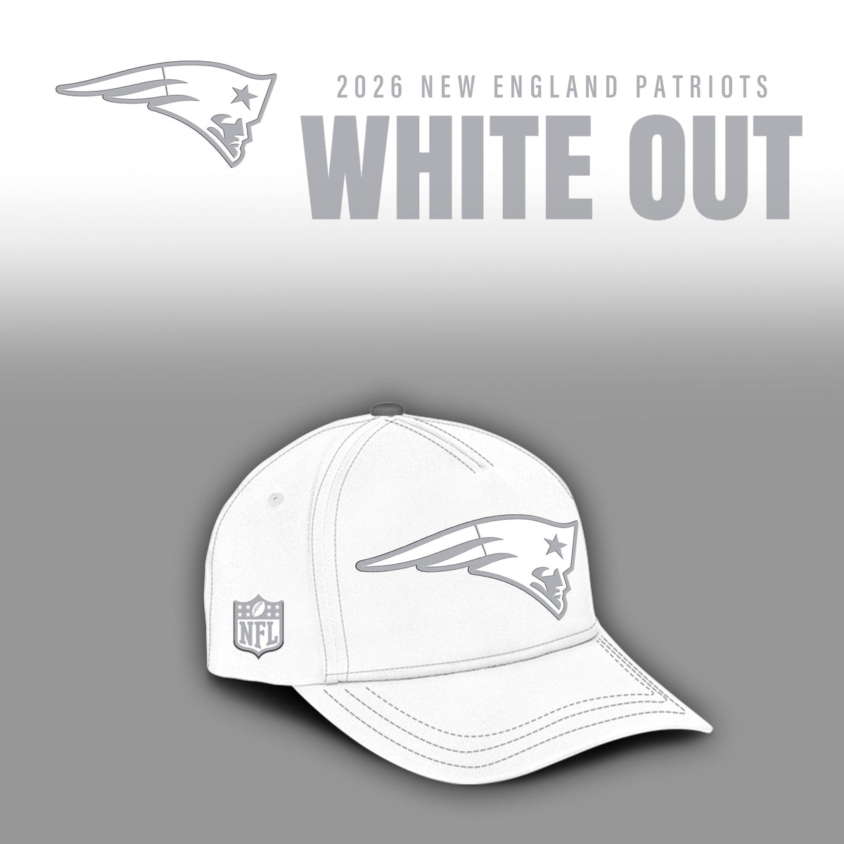 New England Patriots 2026 White Out Limited Edition Shirt