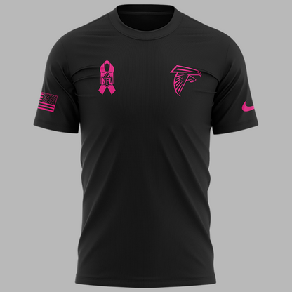 Atlanta Falcons Breast Cancer Awareness Tshirt 2025
