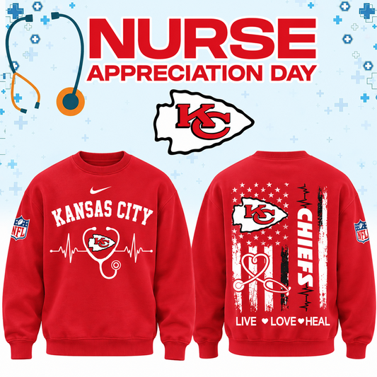Kansas City Football Nurse Appreciation Sweater