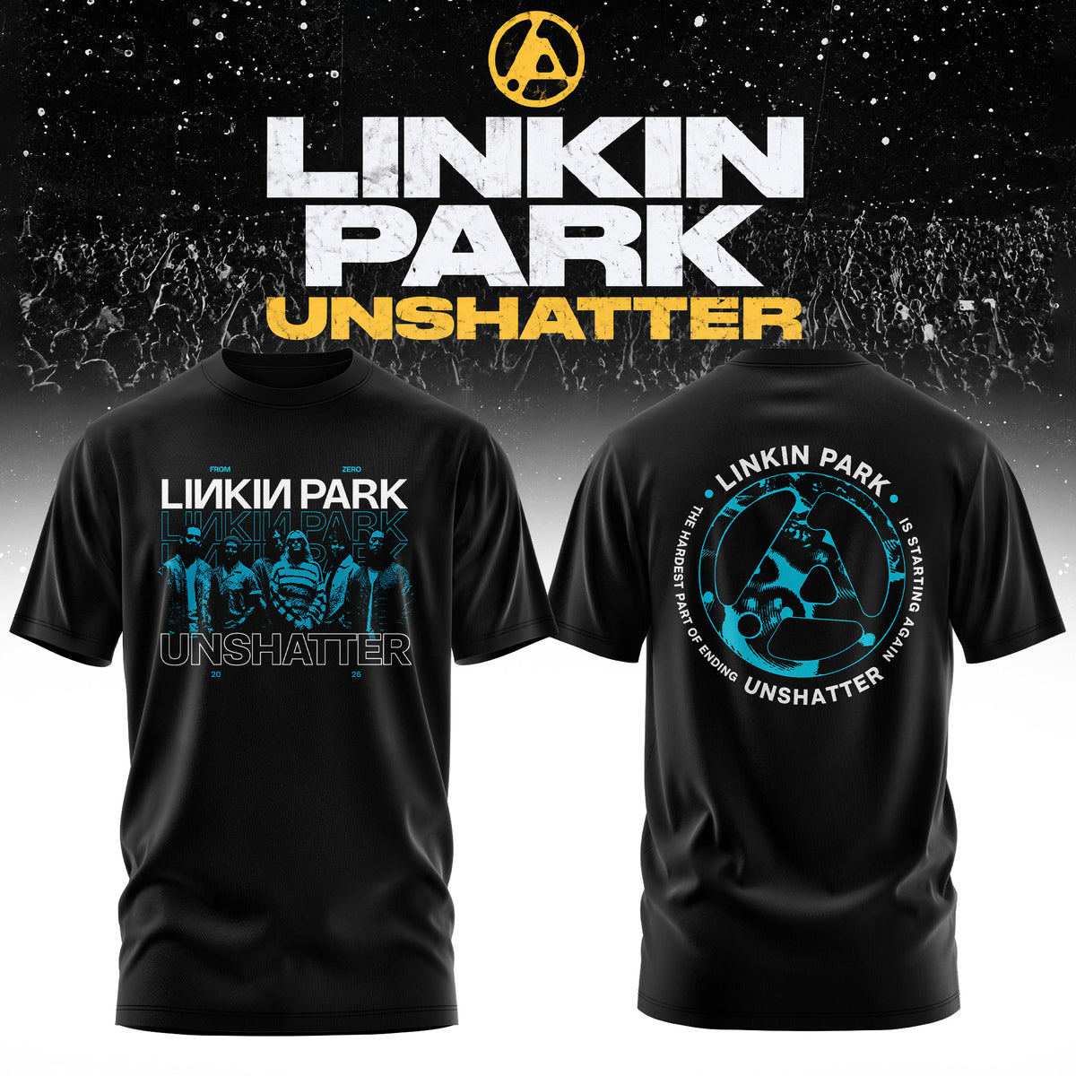Lnk Prk Unshatter 3D All-Over Print T-Shirt V4