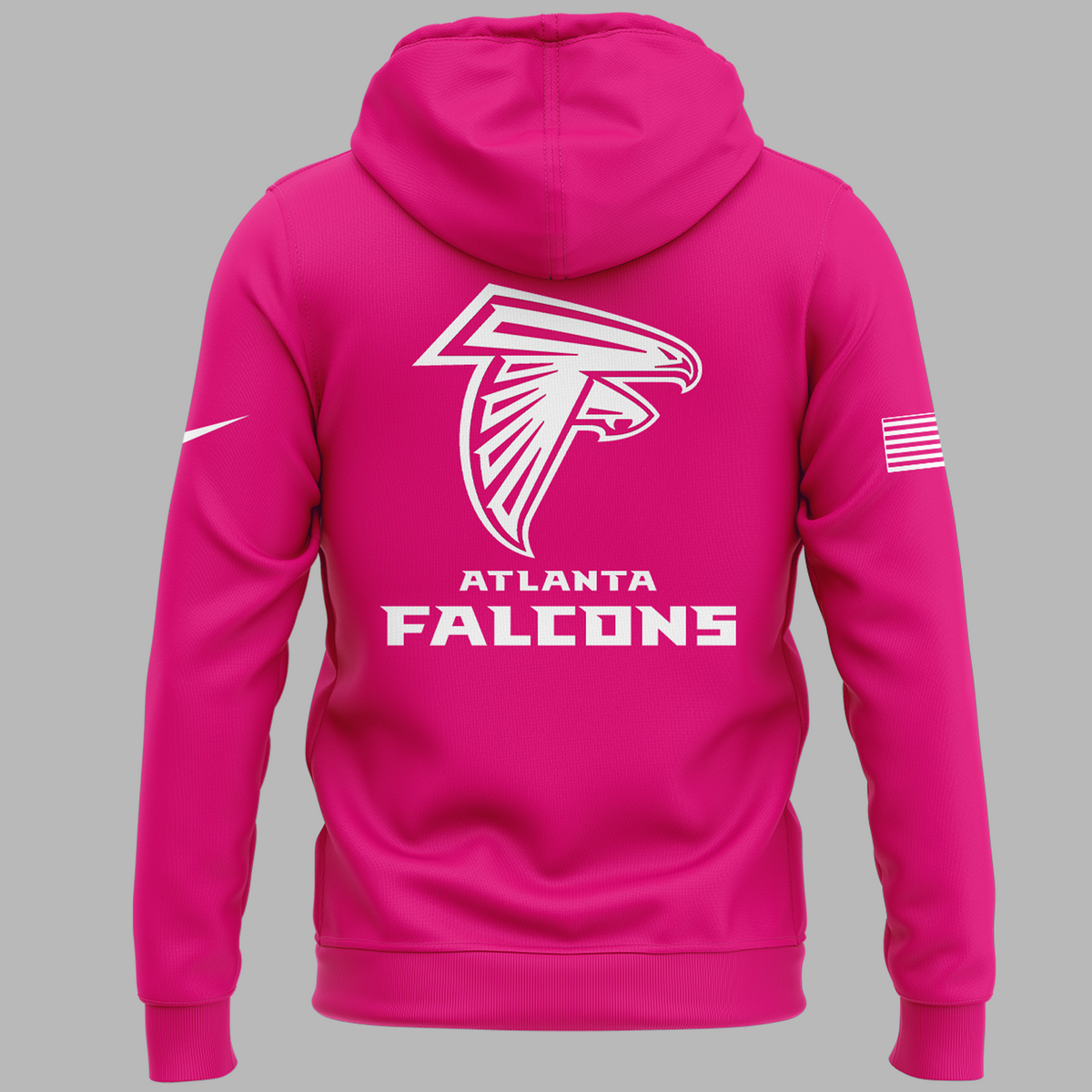 Atlanta Falcons Breast Cancer Awareness Pink Hoodie 2025