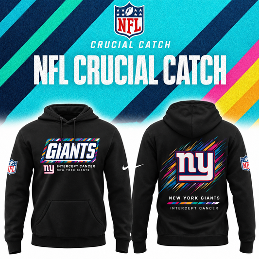 New York Giants 2026 Crucial Catch Tshirt