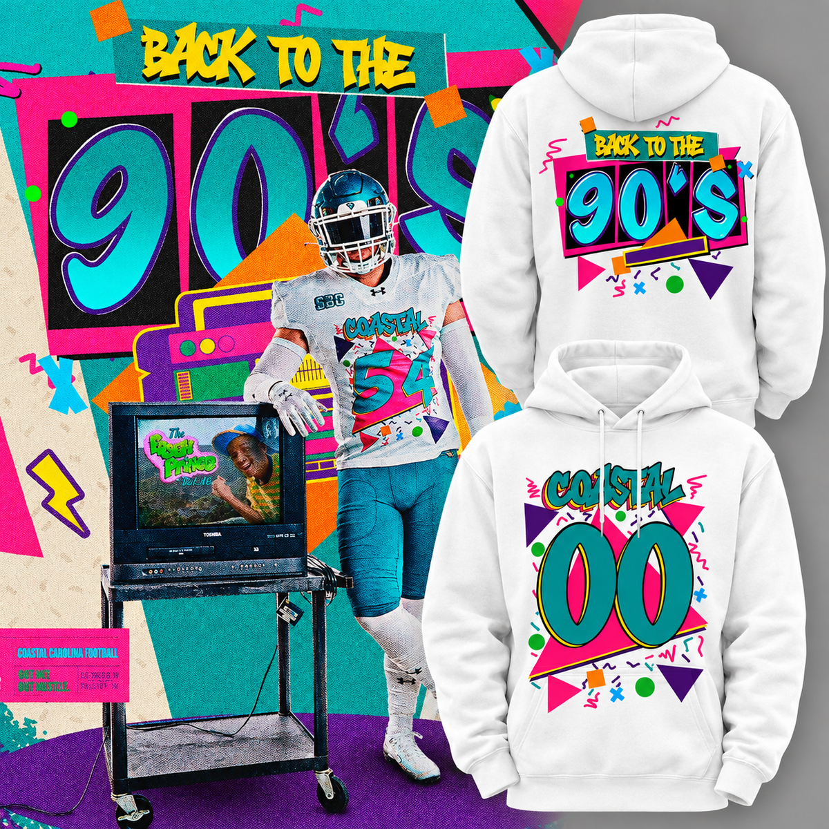 COASTAL CAROLINA GOES BACK TO THE '90s - Hoodie