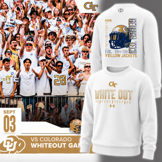 Georgia Tech - White Out Shirt Selling Out Fast!