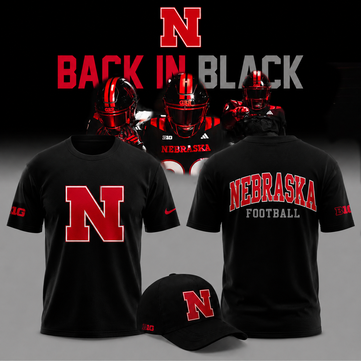2026 Nebraska Football - Back in Black Limited Edition
