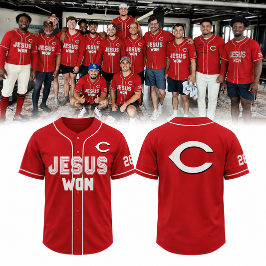 Jesus Won × Cincinnati Reds Jersey