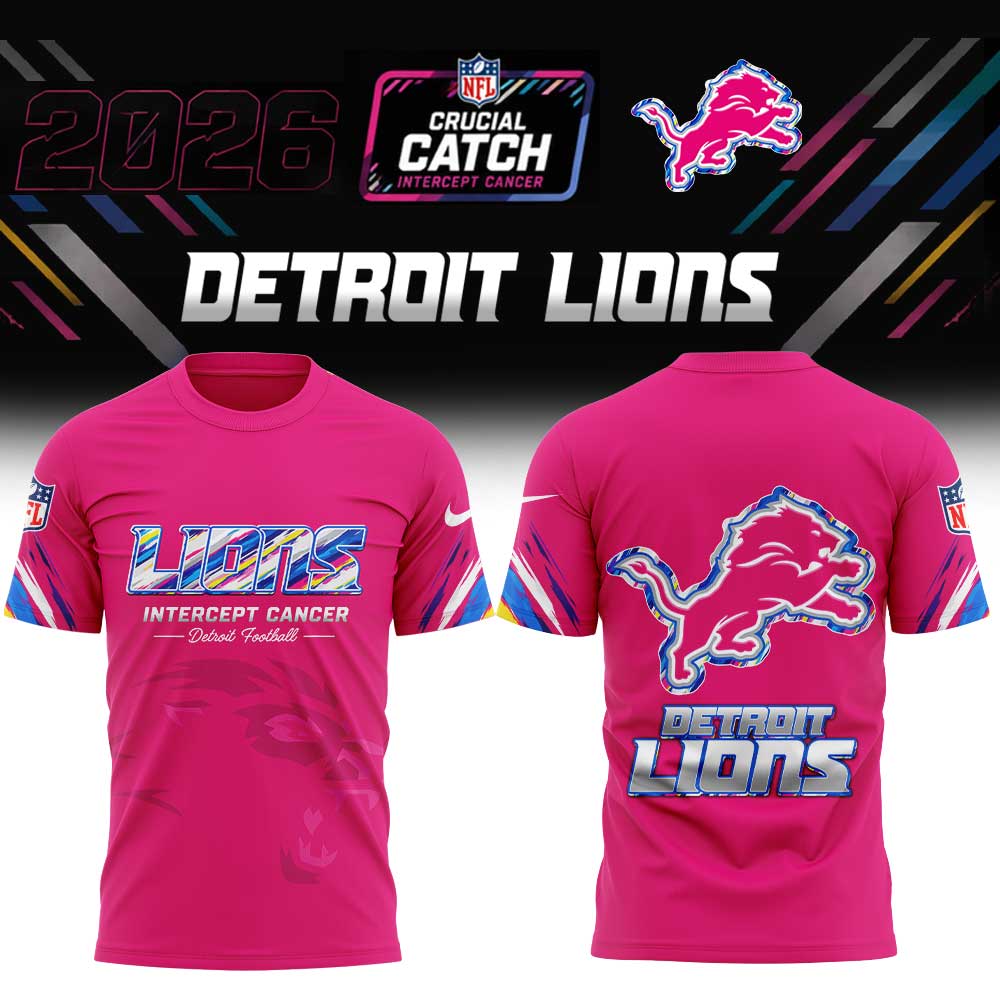 D Lions 2026 Crucial Catch Intercept Shirt