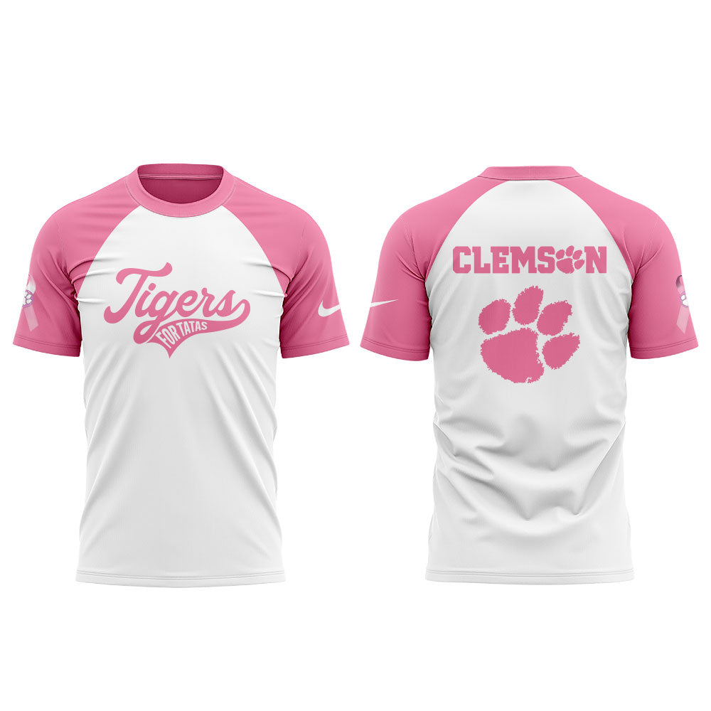 Clemson Football Prevents breast cancer 2025 Combo T-Shirt