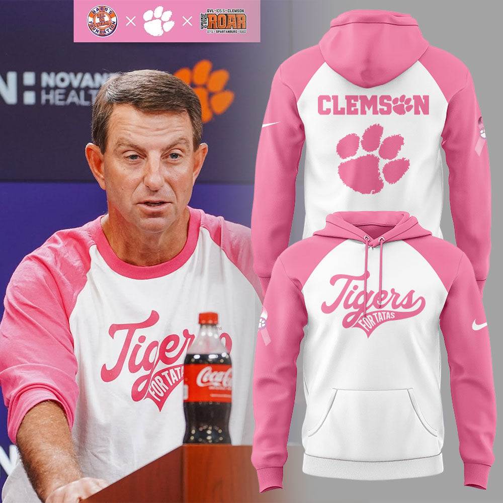Clemson Football Prevents breast cancer 2025 Combo Hoodie