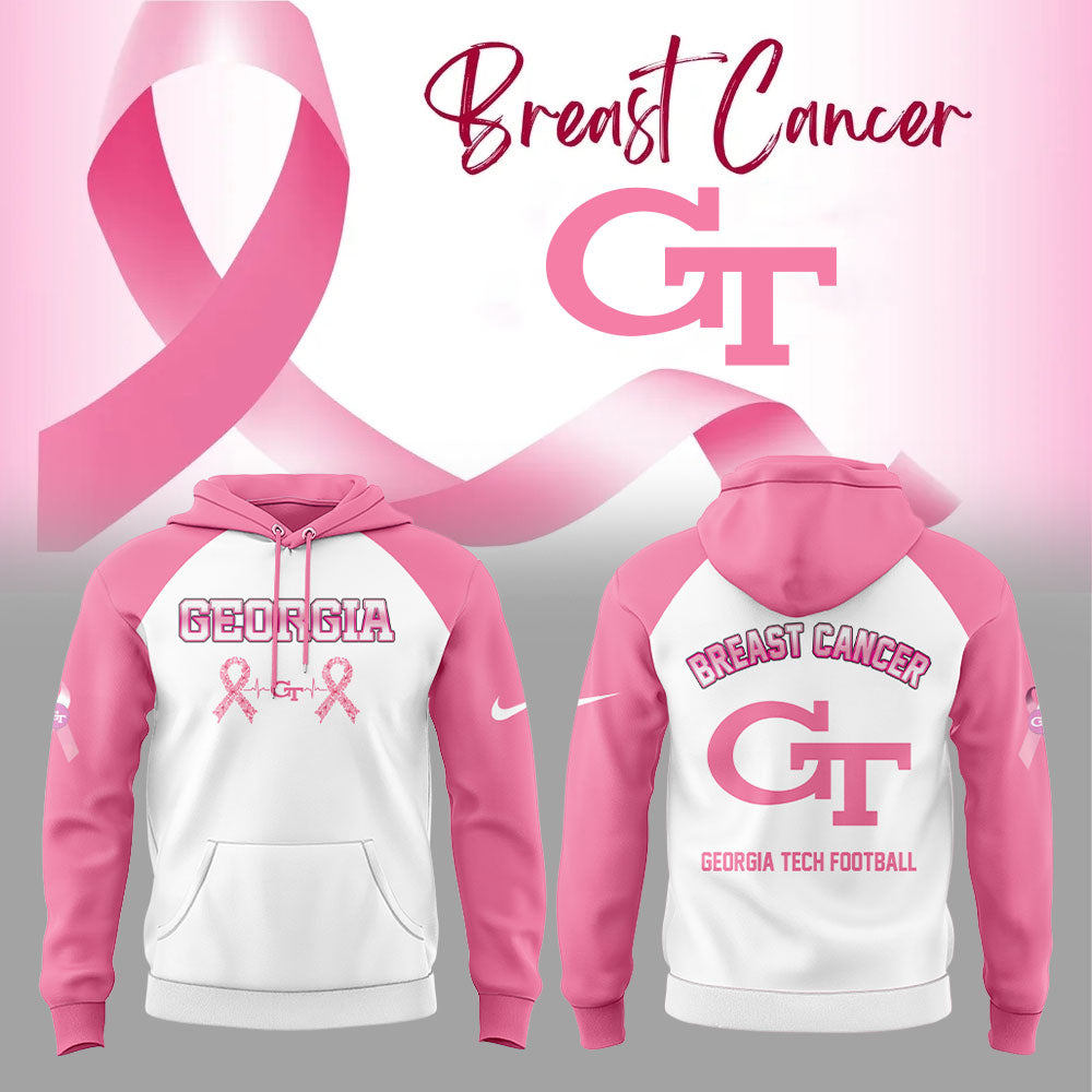 .  Georgia Tech Cancer Awareness Month 2025 Combo Hoodie