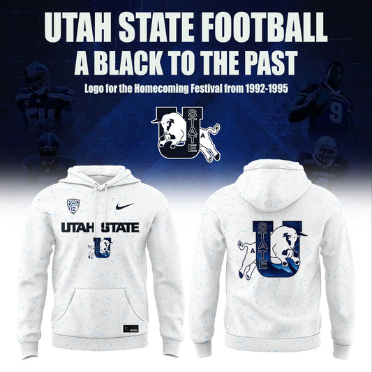 Utah State Football 𝔸 𝔹𝕃𝔸𝕊𝕋 𝕋𝕆 𝕋ℍ𝔼 ℙ𝔸𝕊𝕋 Hoodie