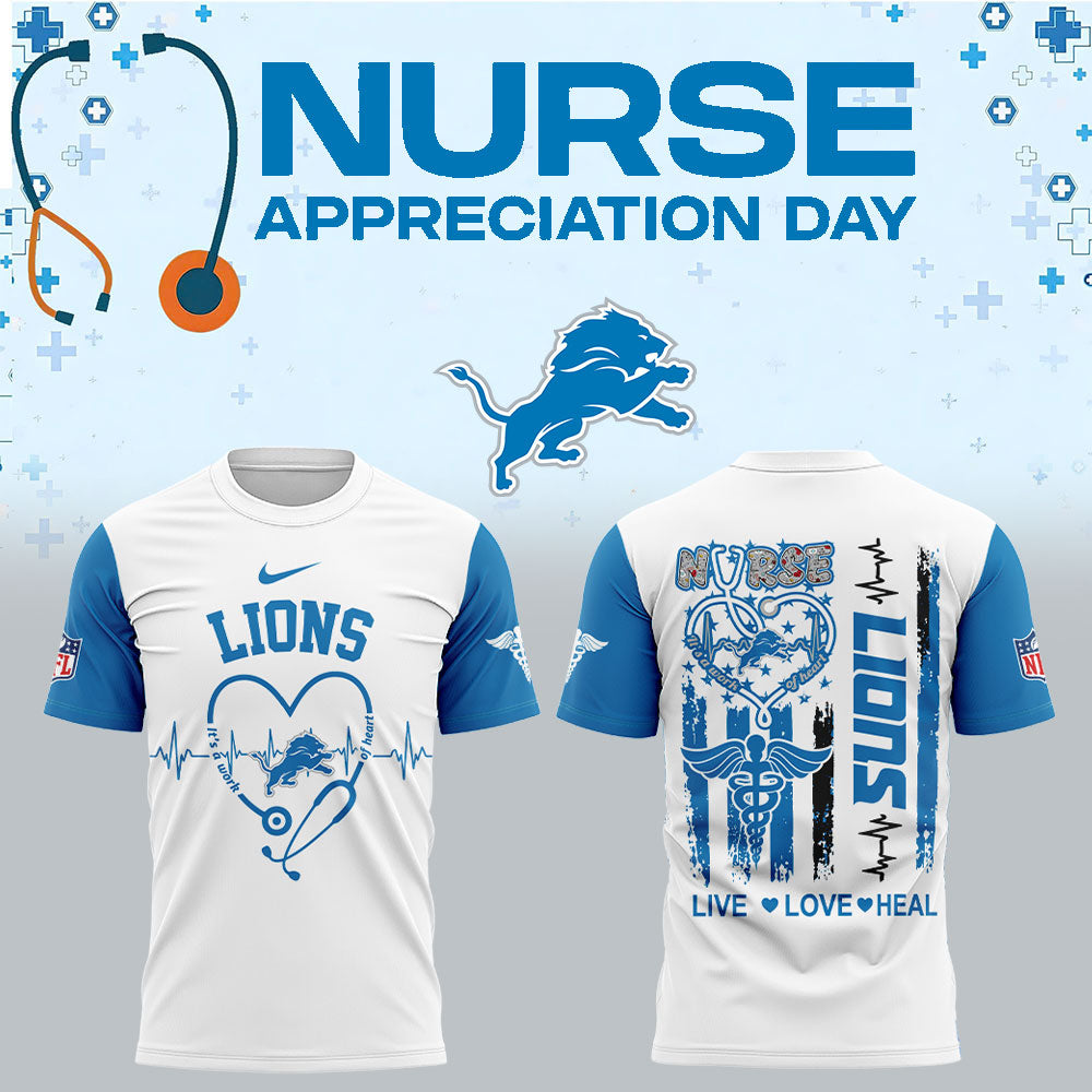 D Lions Nurse Appreciation 2026 Shirt