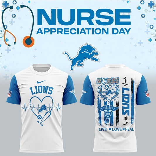 D Lions Nurse Appreciation 2026 Shirt