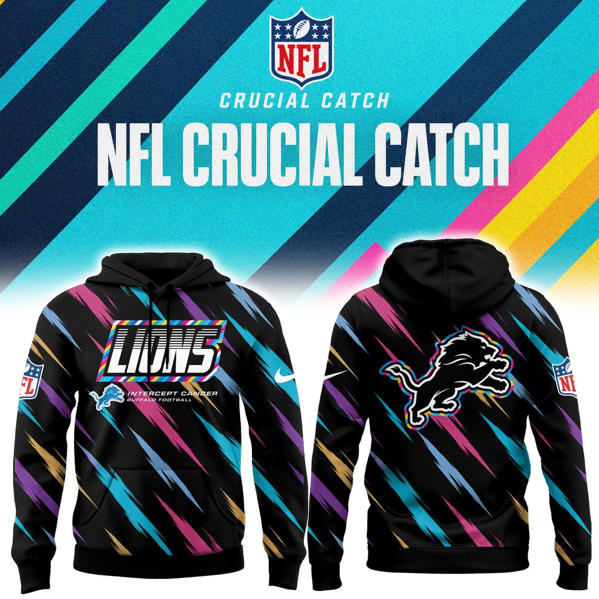 Detroit Football Crucial Catch '26 Hoodie