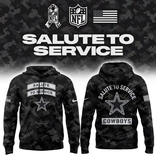 Limited Edition Dallas Cowboys Salute To Service “Made With Purpose” Hoodie