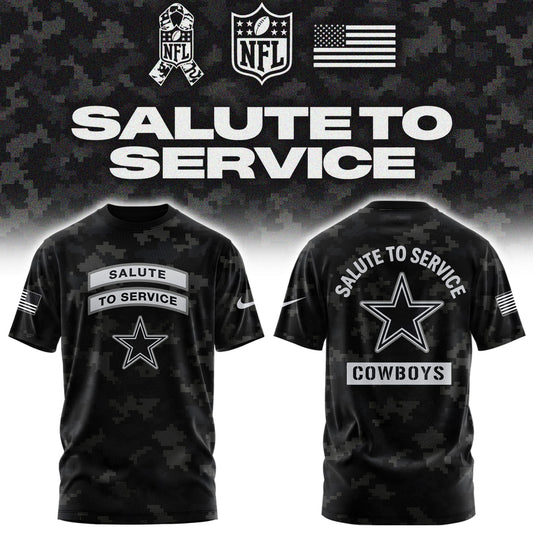 Limited Edition Dallas Cowboys Salute To Service “Made With Purpose” T-shirt