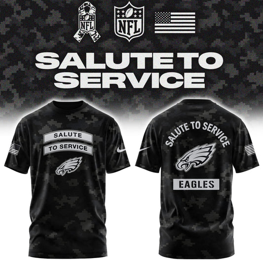 Limited Edition Philadelphia Eagles Salute To Service “Made With Purpose” T-shirt