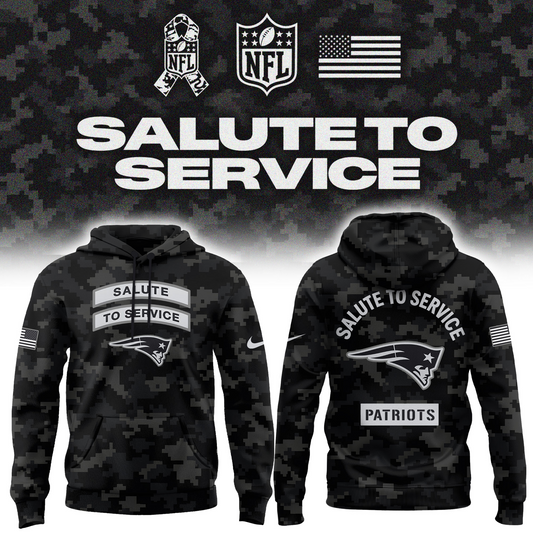 Limited Edition New England Patriots Salute To Service “Made With Purpose” Hoodie