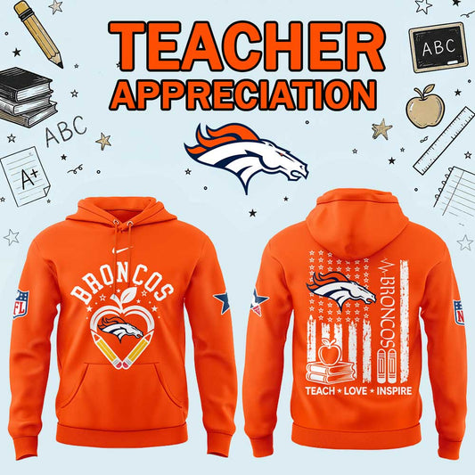 .                         D Broncos Teacher Appreciation 2026 Hoodie