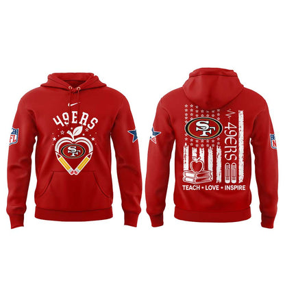 .                       SF 49ers Teacher Appreciation 2026 Hoodie