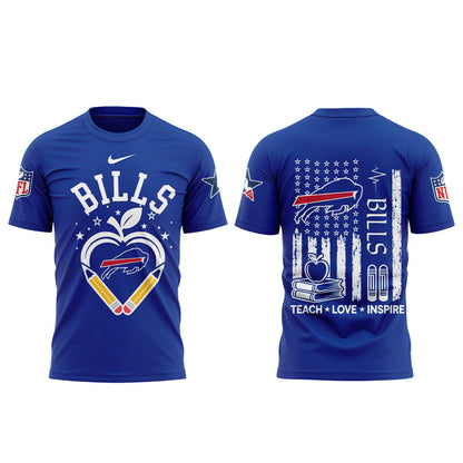 .                                              B Bills Teacher Appreciation 2026 Shirt