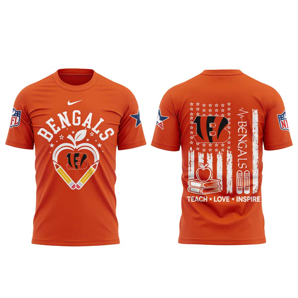 .           C Bengals Teacher Appreciation 2026 Shirt