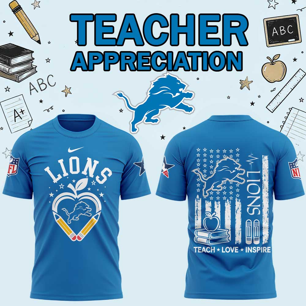 .                                                   D Lions Teacher Appreciation 2026 Shirt