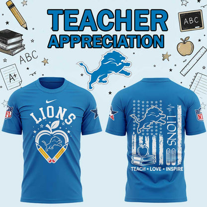 .                                                   D Lions Teacher Appreciation 2026 Shirt
