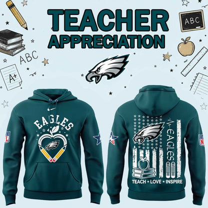 .                                 P Eagles Teacher Appreciation 2026 Hoodie