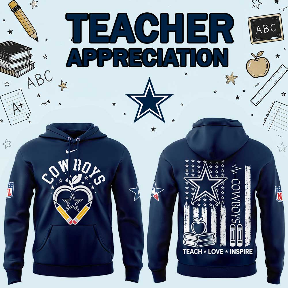 .                             D Cowboys Teacher Appreciation 2026 Hoodie