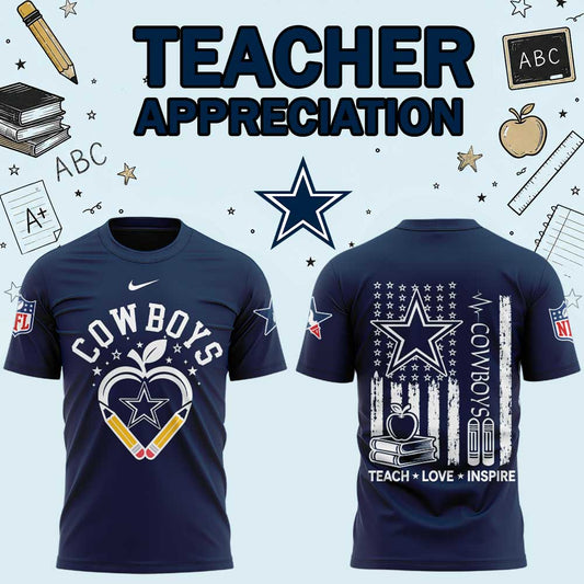.                             D Cowboys Teacher Appreciation 2026 Shirt