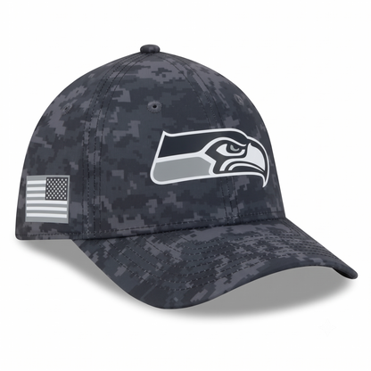 Seattle Seahawks Black 2026 Salute to Service - Tshirt