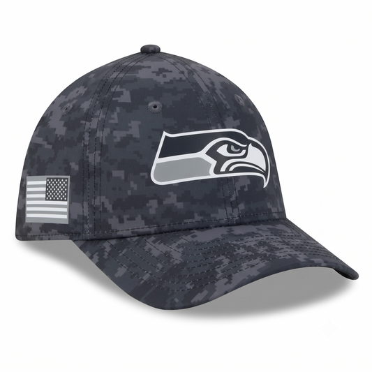 Seattle Seahawks Black 2026 Salute to Service - Cap