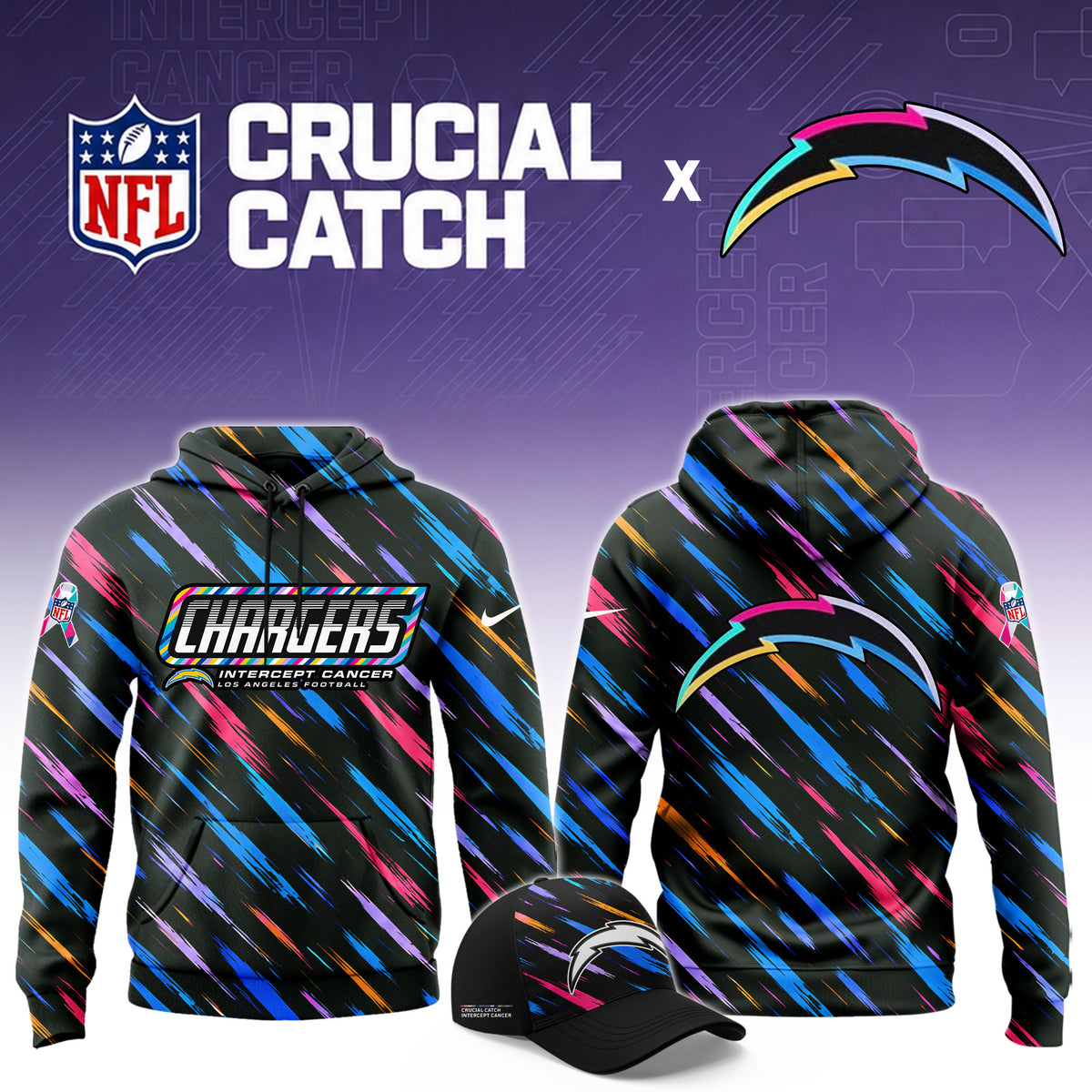 _LA.Chargers 2026 NFL Crucial Catch Limited Hoodie