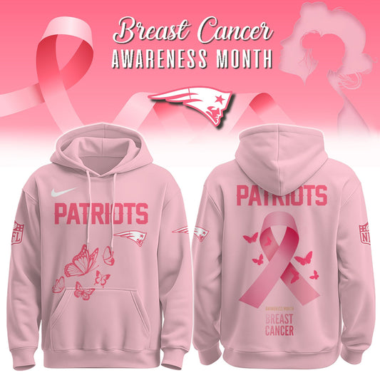 Patriots Breast Cancer Awareness Edition Hoodie